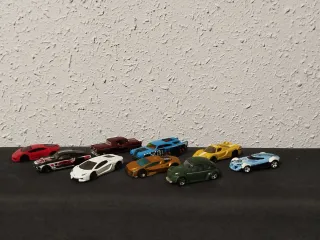 Lote 9 Coches Hot Wheels
