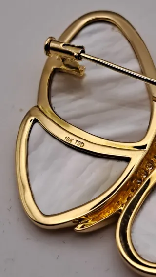 Broche Oro 18k Suarez Mariposa