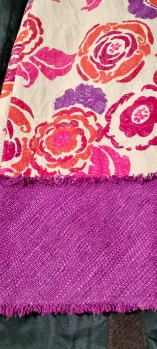 Falda Zara Vintage Estampada Flores