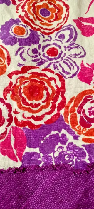 Falda Zara Vintage Estampada Flores