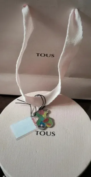 COLGANTE TOUS OSO  MULTICOLOR NUEVO