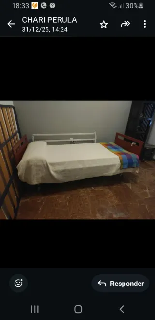 Cama articulada 90 + colchón viscolast. impermeabl