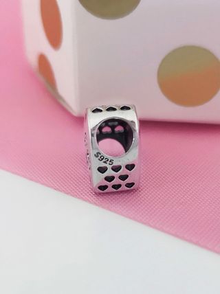 CHARM GATO CORAZON CHICA PARA PULSERA PANDORA CAJA
