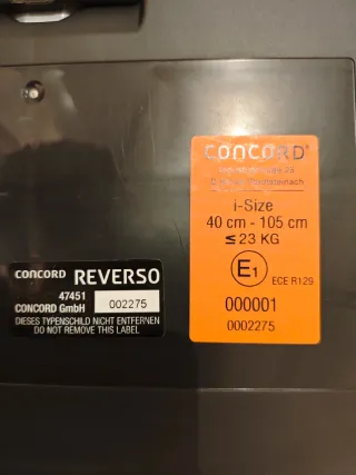 Silla de coche Concord Reverso