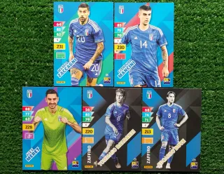 5 carte Adrenalyn XL Panini Italia C547