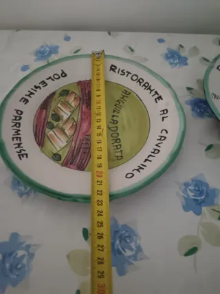 Piatto ceramica Vietri F.LLI Solimene