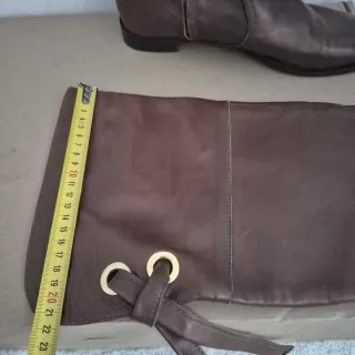 Botas altas piel cuero talla 41