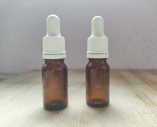 Pack 50 Frascos Cristal Ámbar 10ml Cuentagotas