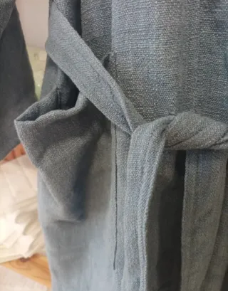 Albornoz azul talla única