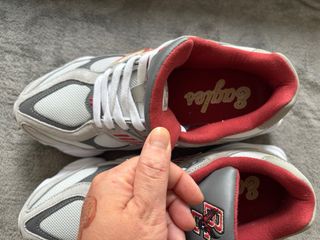 Zapatillas New Balance Naranja y Blanco