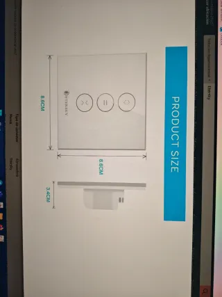 Interruptor/Switch PACK BLANCO persiana SMART