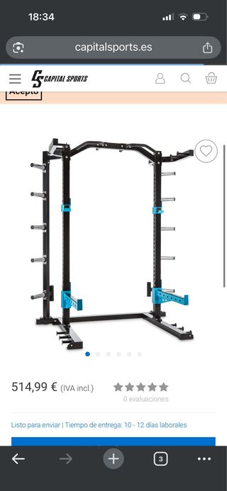 Rack de entrenamiento Capital Sport
