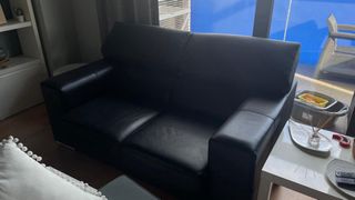 Sofá de Polipiel Negro