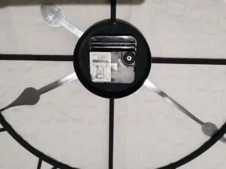 Reloj Maison du Monde 60 cm diámetro Negro/