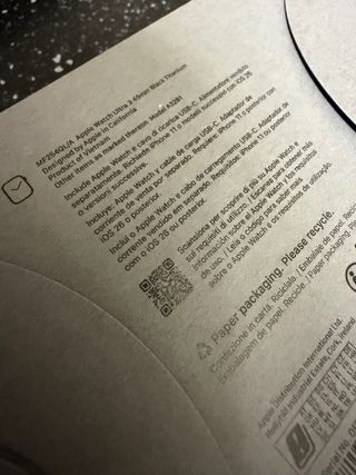 Apple Watch Ultra 3 Titanio Negro