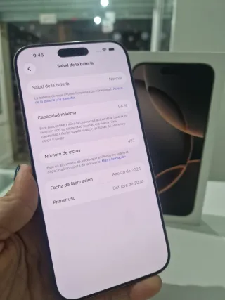 iPhone 16 Pro Max 256GB Titanio Desierto