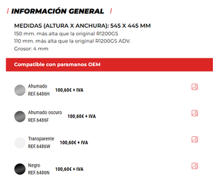 Cúpula Touring BMW R1250GS Adventure