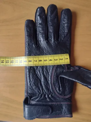 Guantes Harley Davidson Mujer Cuero Negro