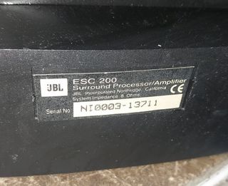 Sistema Dolby sourraund 5.1 jbl