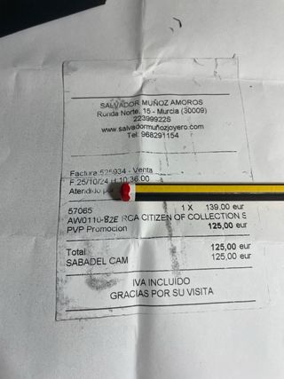 Reloj Citizen AW110-82E Eco-Drive