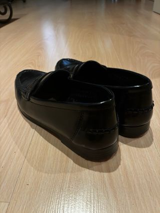 Mocasines negros de hombre