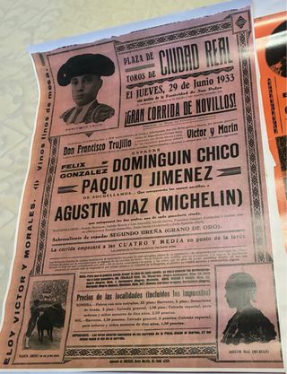 Reproducción carteles corridas de toros