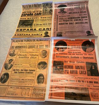 Reproducción carteles corridas de toros