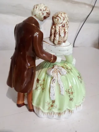 Figura cerámica pareja vintage