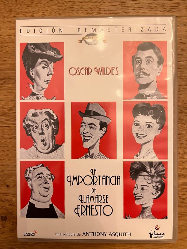 DVD La Importancia de Llamarse Ernesto