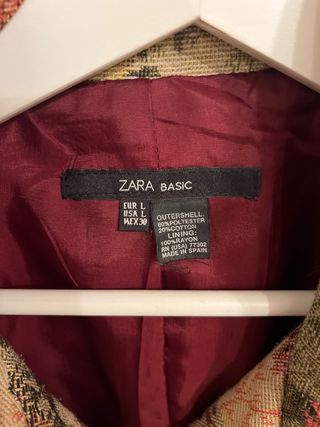 Abrigo Zara Vintage Estampado Floral