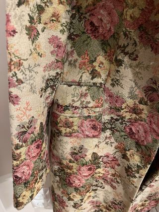 Abrigo Zara Vintage Estampado Floral