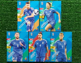 5 carte Adrenalyn XL Panini Italia C549