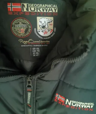 Chaqueta Geographical Norway Negra