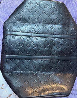 Borsone nero con ganci tracolla