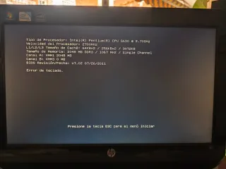 Ordenador Sobremesa HP Negro