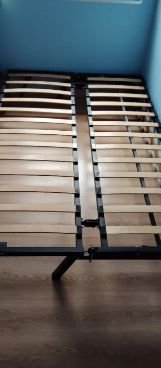 Estructura sofá cama Ikea madera y metal