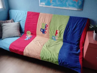 Estructura sofá cama Ikea madera y metal