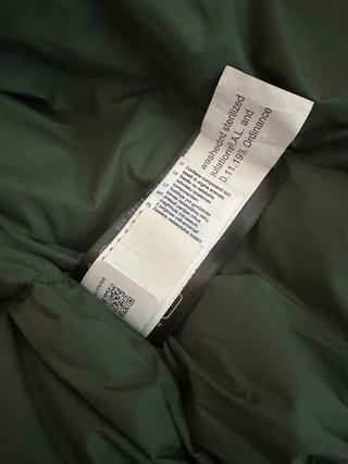 The North Face Anorak Plumas Verde y Negro