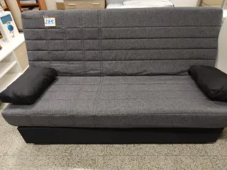 Sofá Cama Gris y Negro