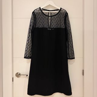 Vestido Jack Wills talla 8 UK (S) – negro con tul