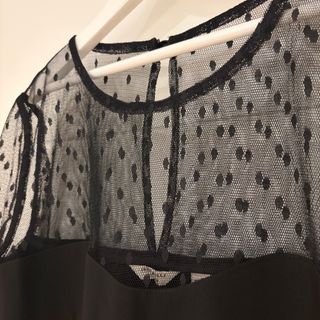 Vestido Jack Wills talla 8 UK (S) – negro con tul