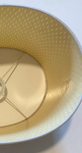 Pantalla lámpara pie beige