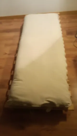 Sillón cama plegable y extensible beige