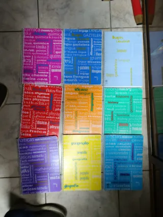 Libretas asignaturas a 2,50 euros unidad