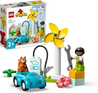 LEGO Duplo Aerogenerador y Coche Eléctrico 10985