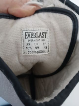 Scarpe Boxe Vintage Everlast Bianco 45
