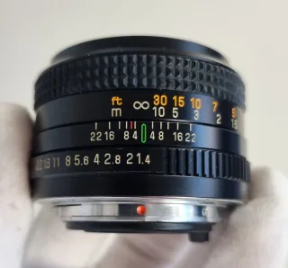 PENTAX K mount Objetivo manual 50mm F1.4 Chinon