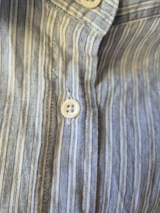 Camicia Roy Rogers a righe azzurre taglia L