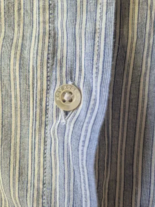 Camicia Roy Rogers a righe azzurre taglia L