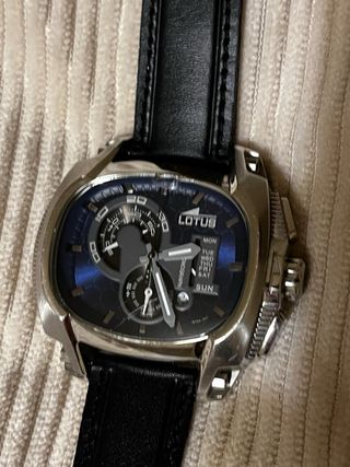 Reloj LOTUS Caballero 15754 esfera azul y plateado